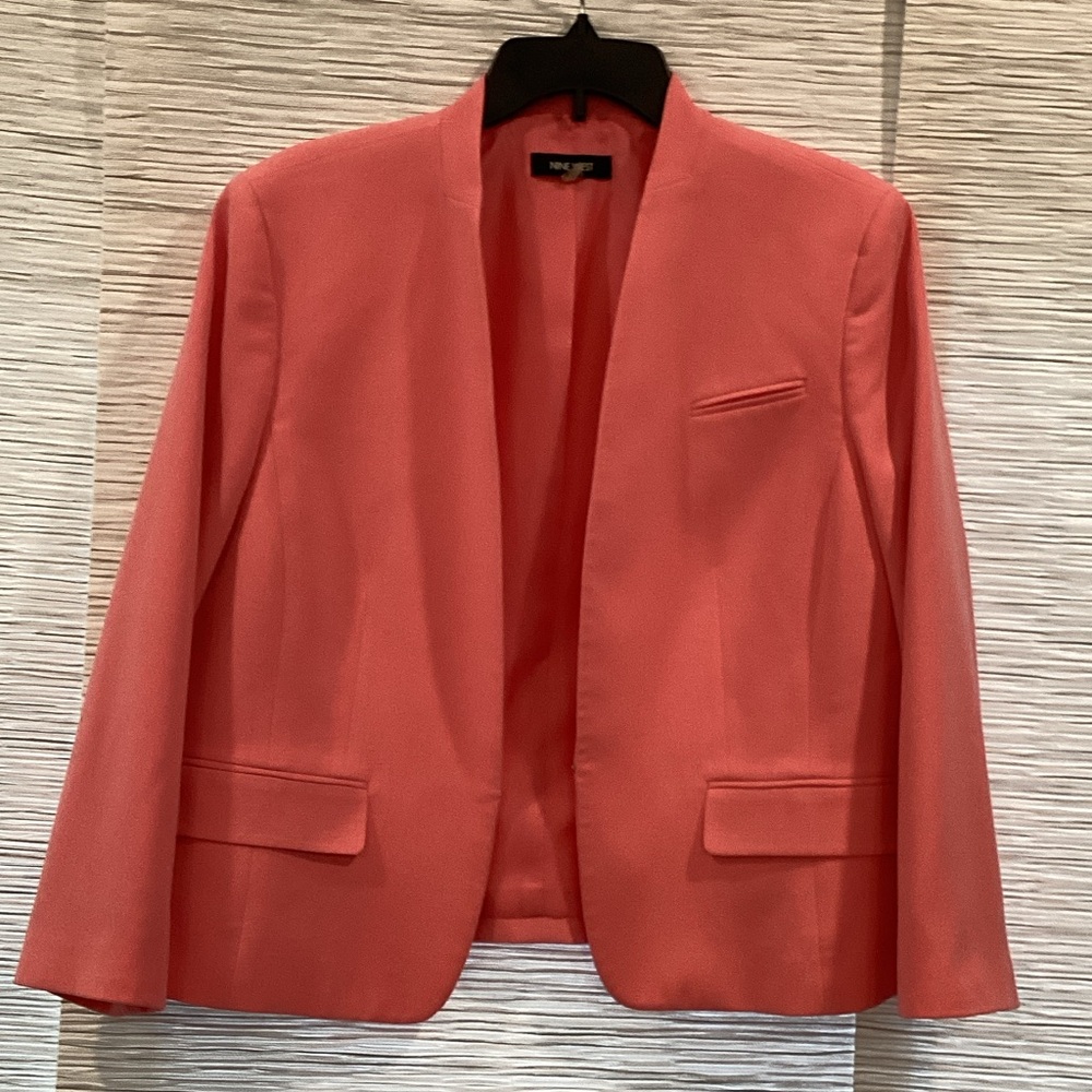 Nine West Vibrant Pink Blazer